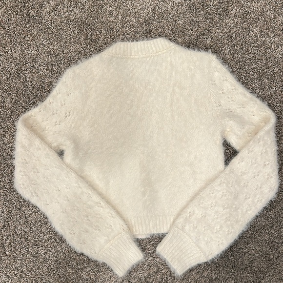 Free People Celeste Cardi Cardigan Sweater in Ivory - Picture 11 of 11